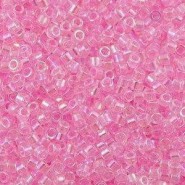 Miyuki delica Beads 11/0 - Lined Pink ab DB-71